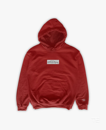 TE 'E30' Unisex Heavyweight Hoodie - MAROON