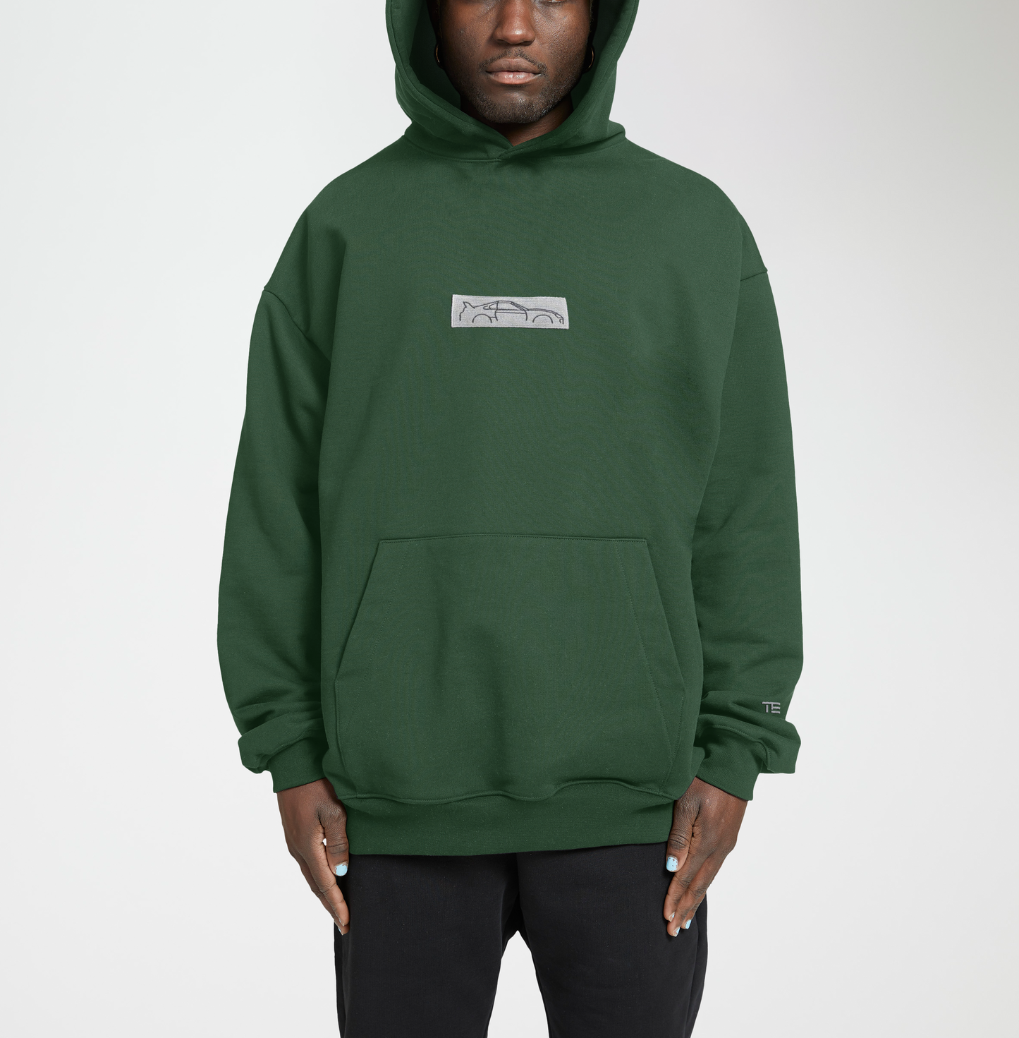 TE ‘MK4’ Unisex Heavyweight Hoodie - MOSS